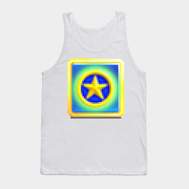 Star Shield Sprite Tank Top by SpriteGuy95